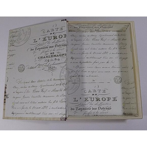 Paris Hidden Book Storage Lot Faux Secret Multicolor Floral 2011 Kathryn White - Picture 7 of 7